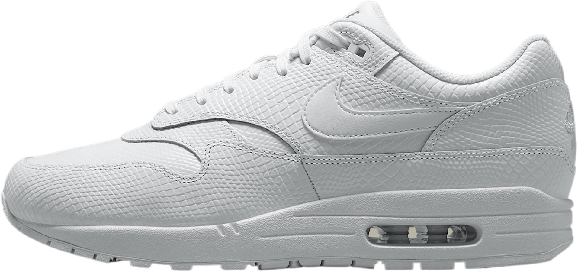Nike Air Max 1 Premium Men's Shoes (HV1211-100, White/White/Pure